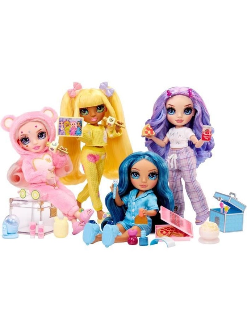 Poupée 22cm Sunny (jaune) Rainbow Junior High Pyjama Party - Rainbow High Multicolore - Kiabi