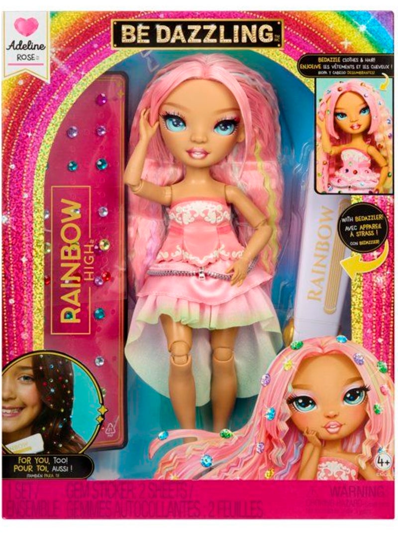 Poupée 27cm adeline mode rainbow high N/A - Kiabi