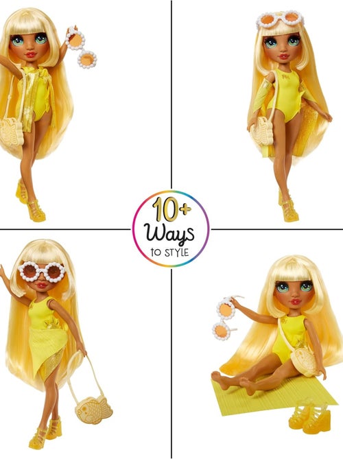 Poupée 28 Cm Swim & Style Sunny (jaune) - Rainbow High - Kiabi