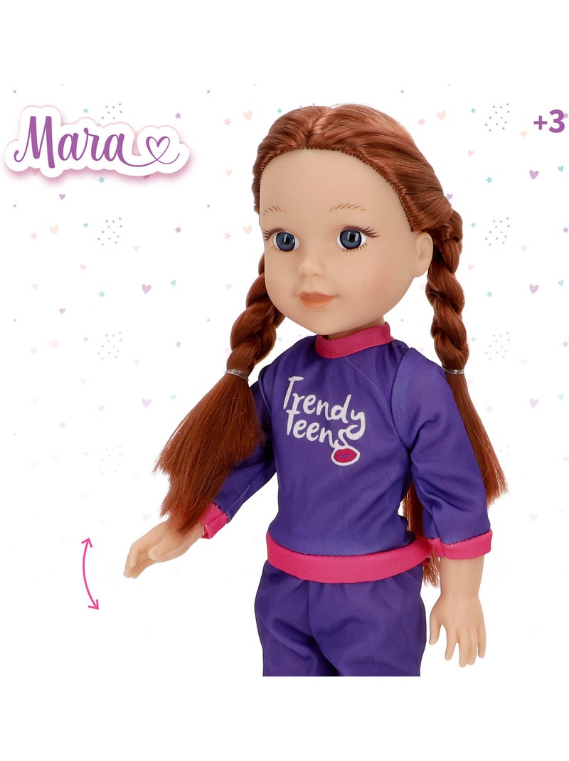 Poupée articulée sportive 36 cm mara N/A - Kiabi