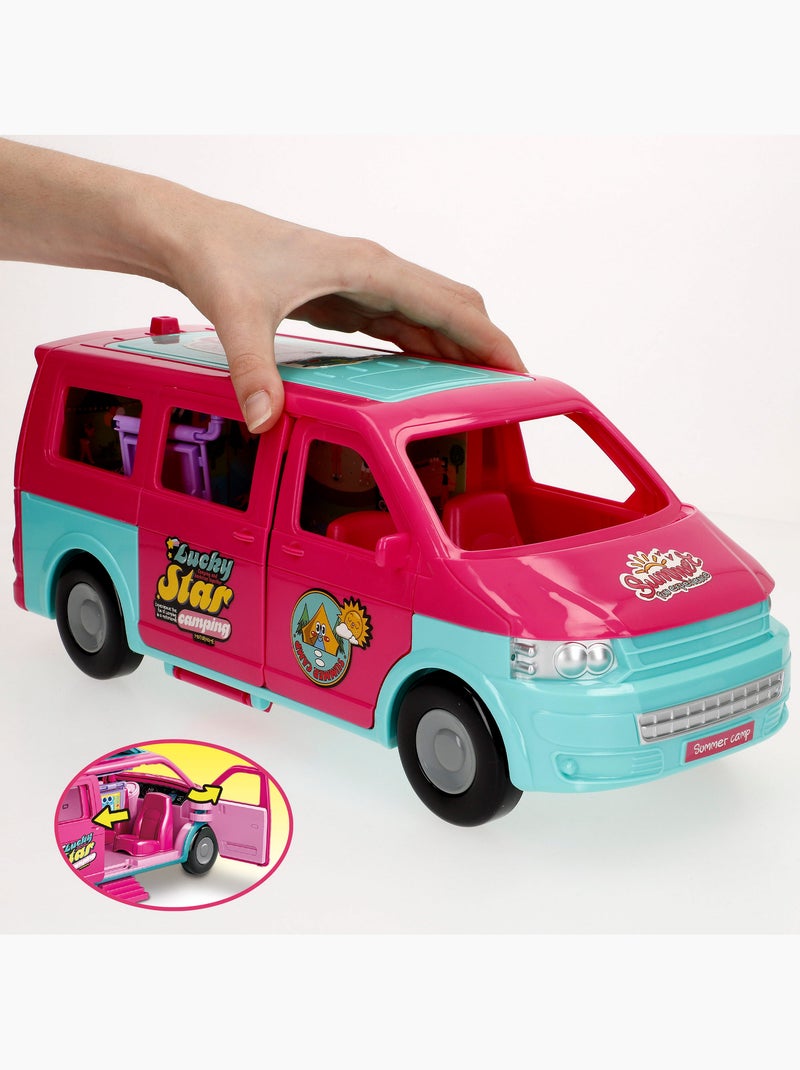 Poupée avec camping-car et accessoires bella N/A - Kiabi