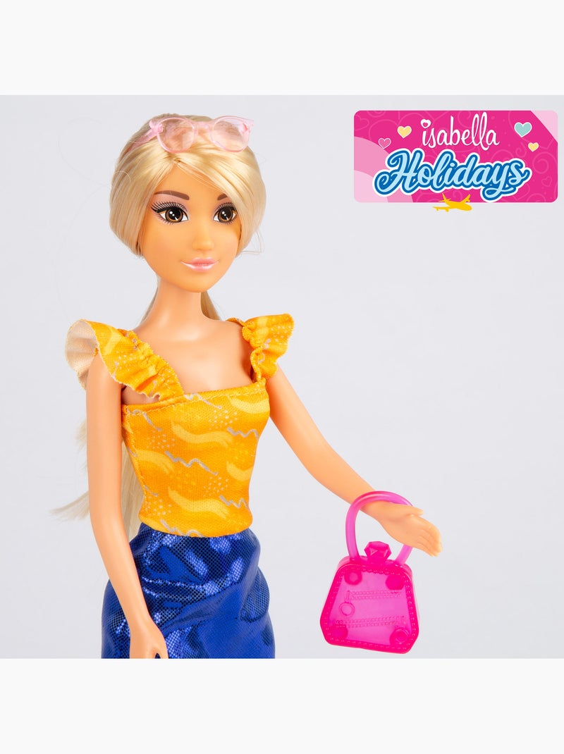 Poupée avec voiture de sport et accessoires isabella N/A - Kiabi