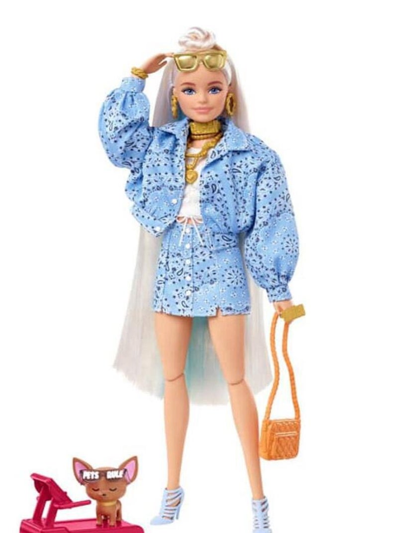Poupée Barbie : Barbie Extra Blonde Bandana N/A - Kiabi