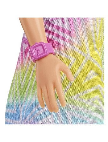 Poupée Barbie : Barbie Fashionista : mèches violettes