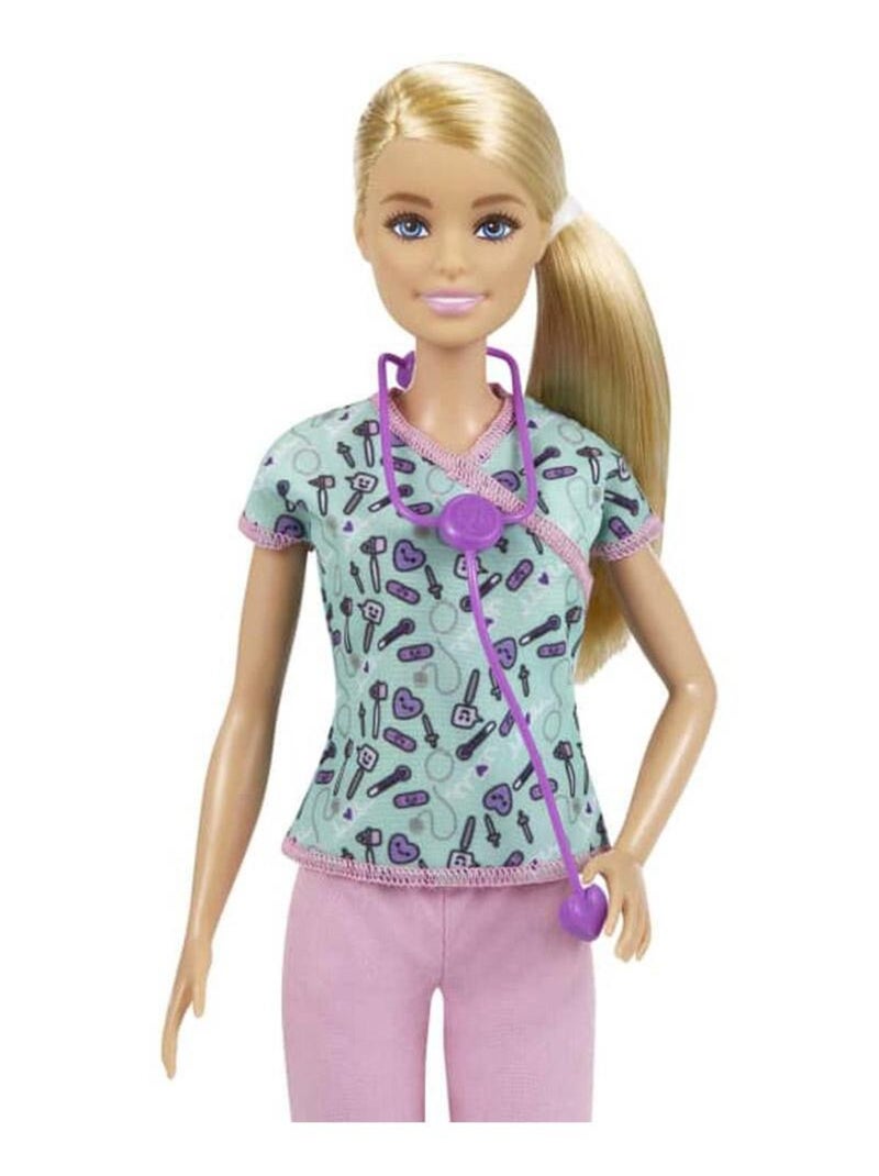 Poupée Barbie : Barbie Infirmiere Multicolore - Kiabi