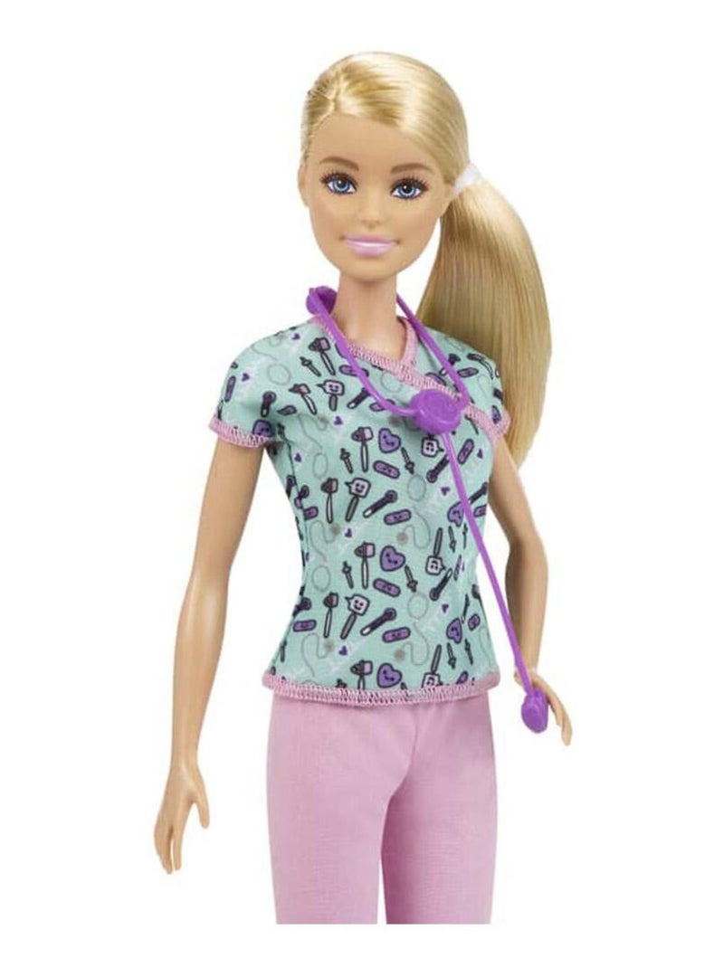 Poupée Barbie : Barbie Infirmiere Multicolore - Kiabi