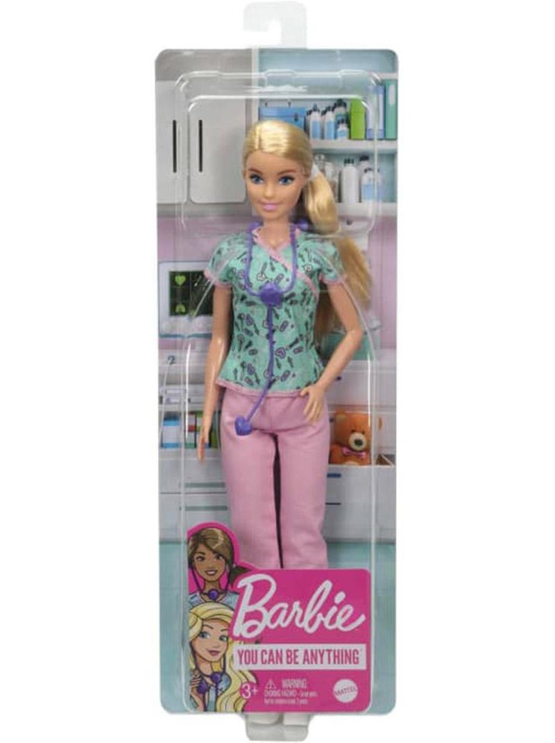 Poupée Barbie : Barbie Infirmiere Rose - Kiabi