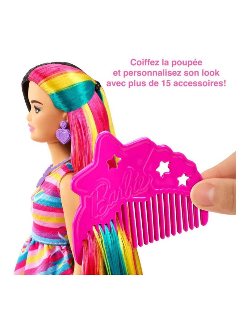 Poupée Barbie : Barbie Ultra-Chevelure 3 Multicolore - Kiabi