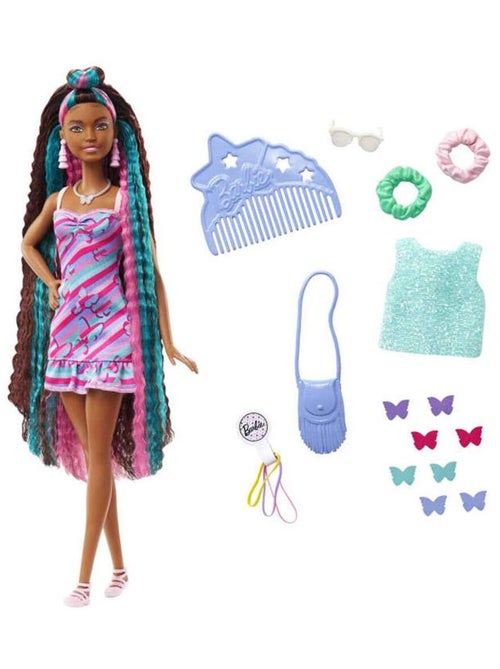 Poupée Barbie : Barbie Ultra-Chevelure Papillons - Kiabi
