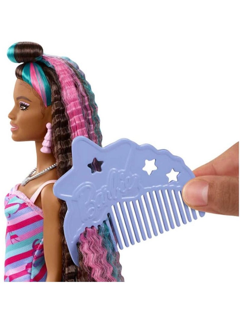 Poupée Barbie : Barbie Ultra-Chevelure Papillons Multicolore - Kiabi