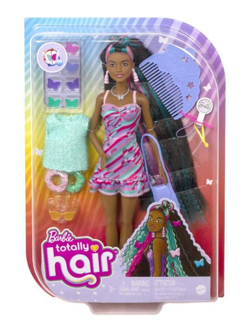 Poupée Barbie : Barbie Ultra-Chevelure Papillons Multicolore - Kiabi