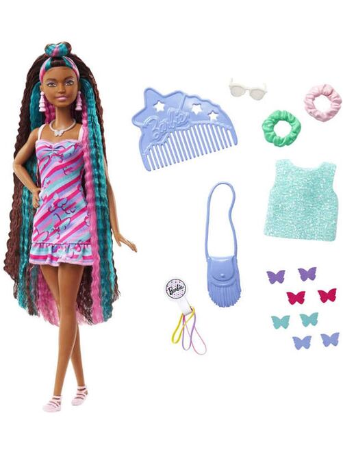 Poupée Barbie : Barbie Ultra-Chevelure Papillons - Kiabi