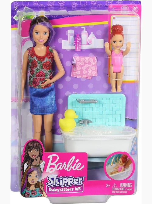 Poupée Barbie Coffret Babysitter - Mattel - Kiabi