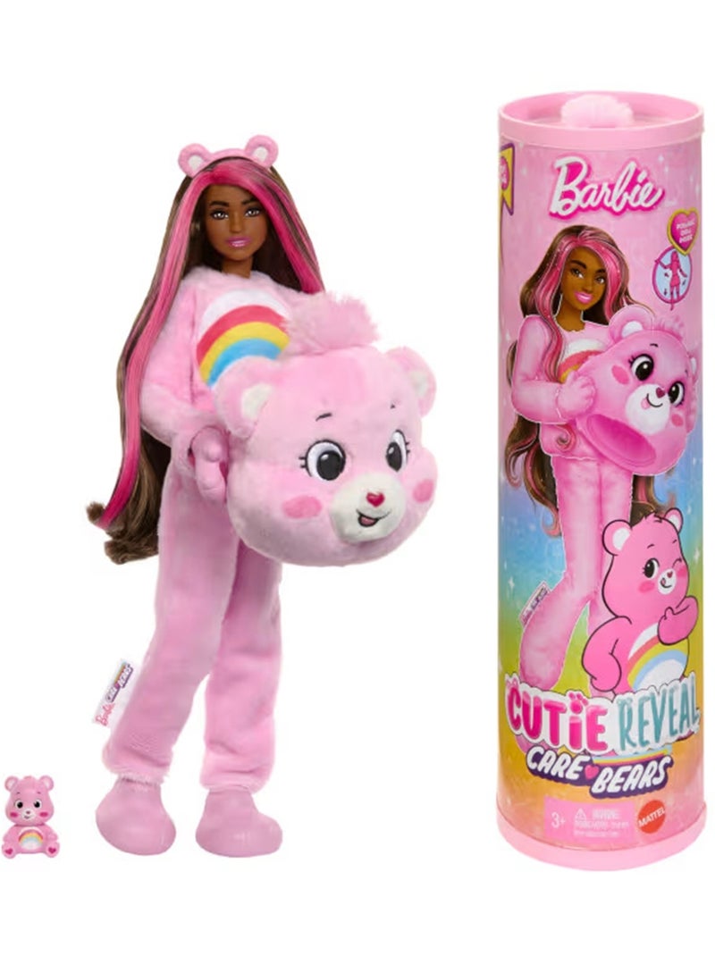 Poupée Barbie Cutie Reveal Bisounours Rose - Kiabi