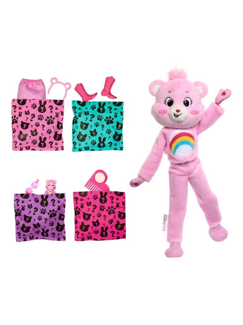 Poupée Barbie Cutie Reveal Bisounours Rose - Kiabi