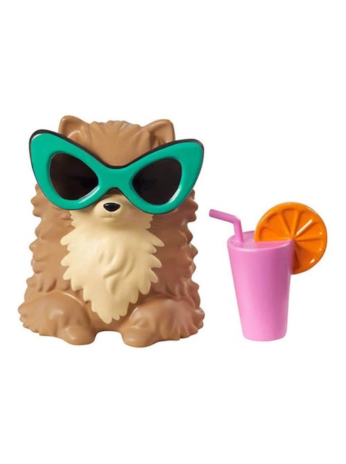 Poupée Barbie Extra : Brune à nattes avec élastiques - Kiabi