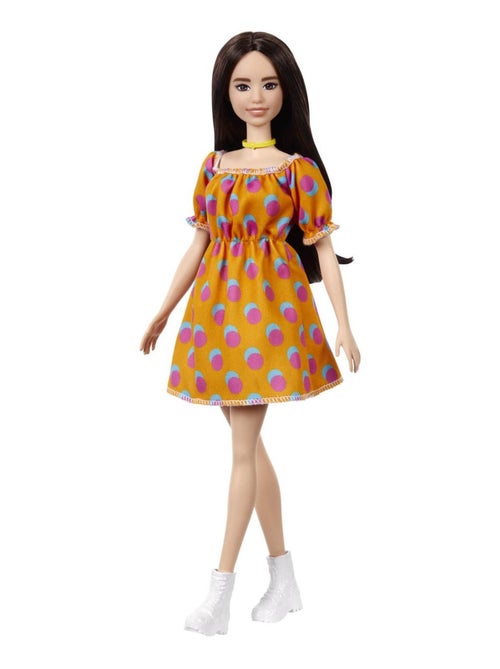 Poupée Barbie Fashionistas : Robe Orange - Kiabi