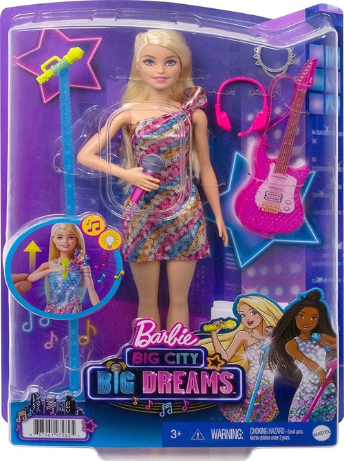 Poupée Barbie Malibu Chanteuse - Big City - Big Dream - Barbie - Mattel - Kiabi