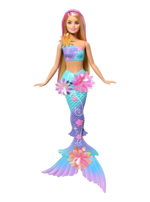 Poupée Barbie sirène - Fleur Magique - Kiabi