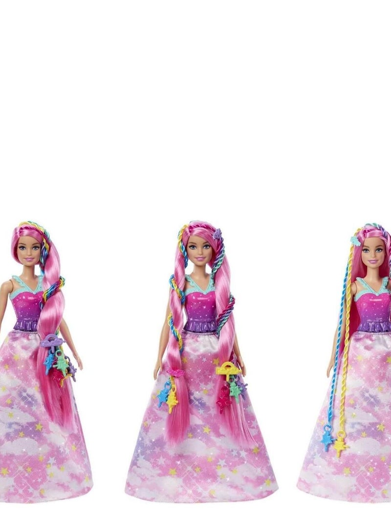 Poupée Barbie Tresses Magiques N/A - Kiabi