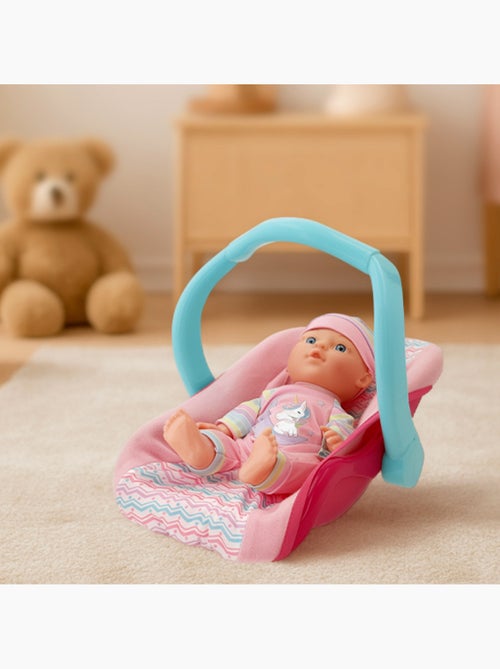 Poupée bébé 30 cm avec poussette et accessoires colorbaby's - Kiabi