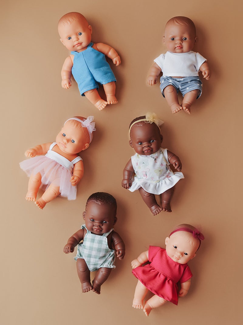 Poupée Bébé Africaine 21cm My Friends & Me Miniland Beige - Kiabi