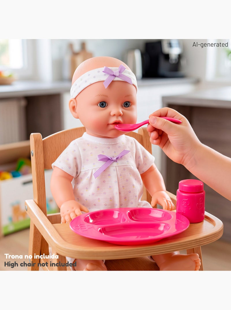 Poupée bébé de 32 cm avec accessoires + 24 mois colorbaby's N/A - Kiabi