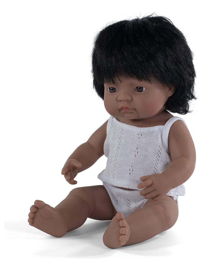 Poupée bébé fille, 38 cm Miniland Multicolore - Kiabi