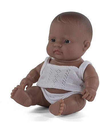 Poupée bébé petit garçon, 21 cm, Latino-américain - Kiabi