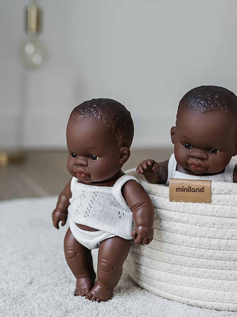 Poupée bébé petite fille, 21 cm, Africaine N/A - Kiabi