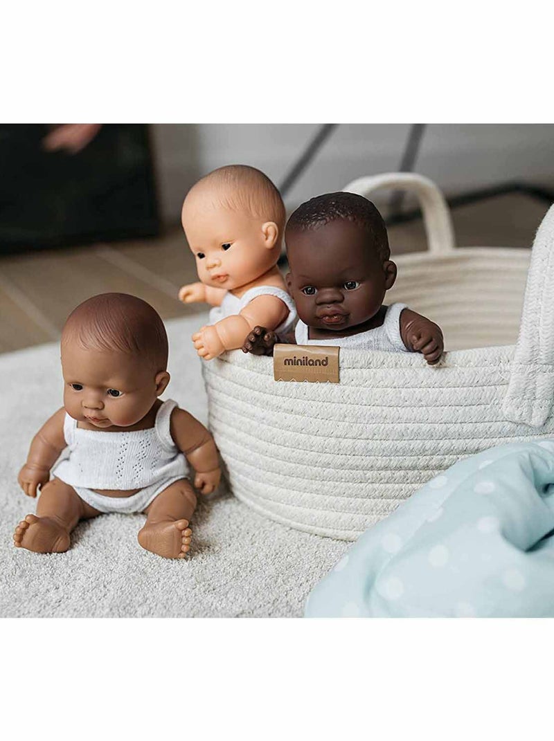 Poupée bébé petite fille, 21 cm, Africaine N/A - Kiabi