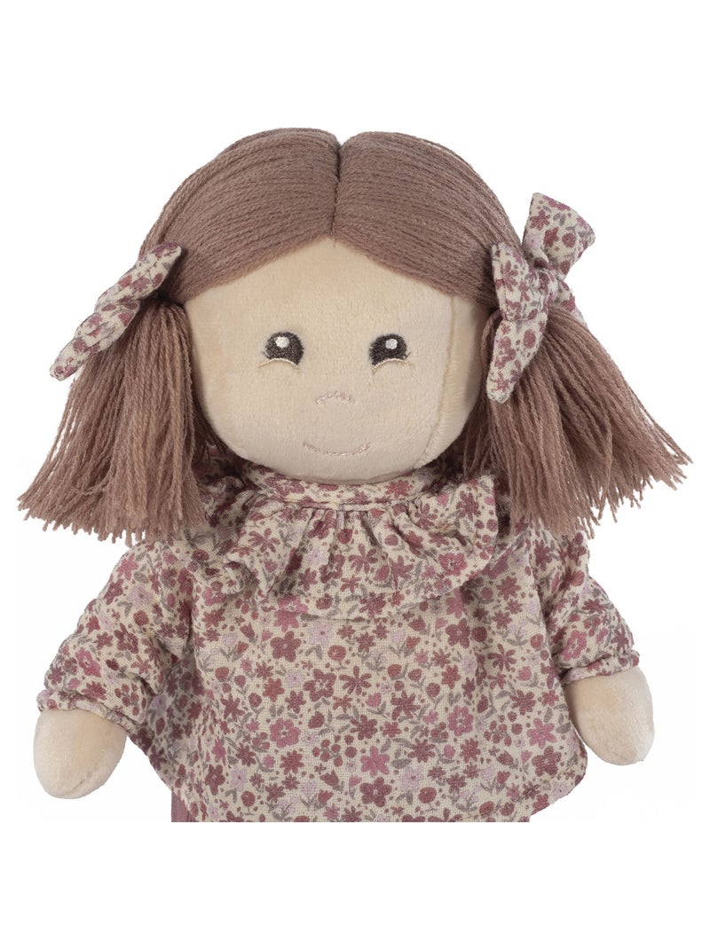 Poupée Bibi peluche pour enfant, Cherry flowers Pasito a pasito Rose - Kiabi