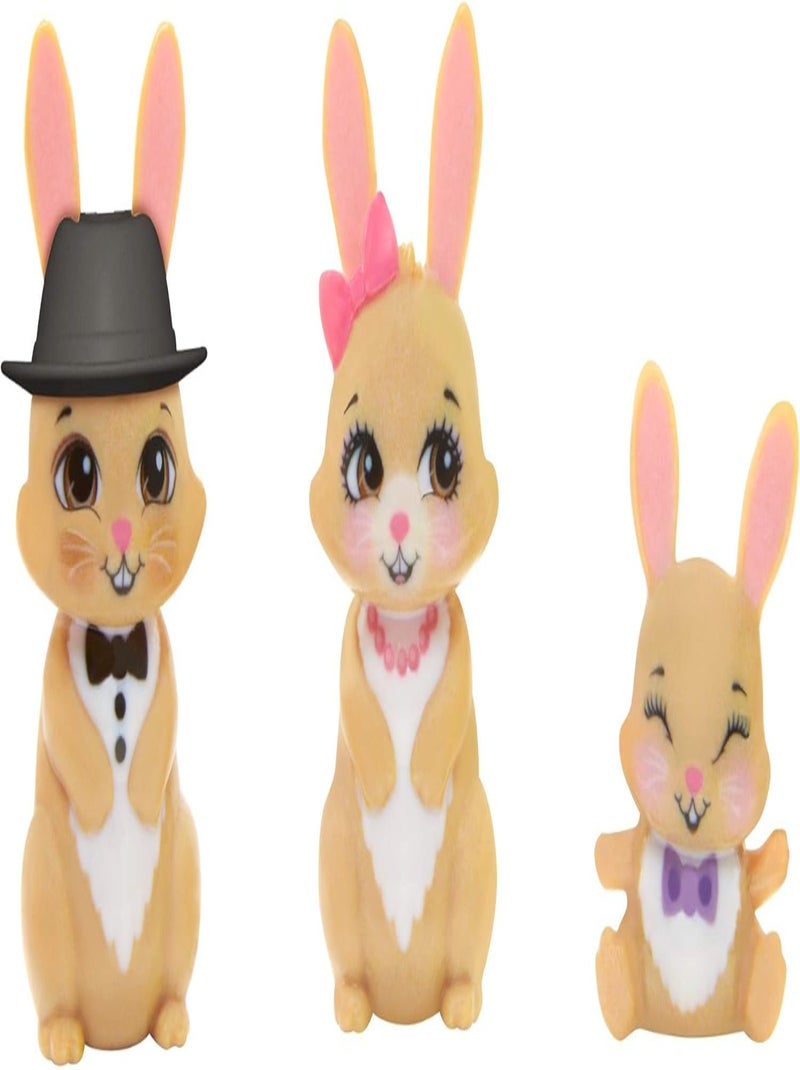 Poupée Brystal Lapin Et Lapereaux - Mattel Multicolore - Kiabi