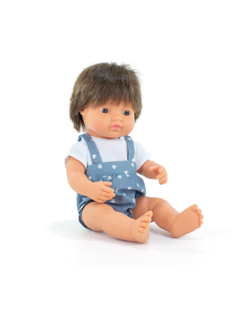 Poupée Caucasienne Marron 38cm My Friends & Me Miniland Beige - Kiabi