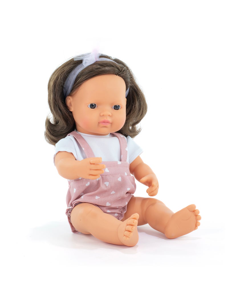 Poupée Caucasienne Marron 38cm My Friends & Me Miniland Beige - Kiabi