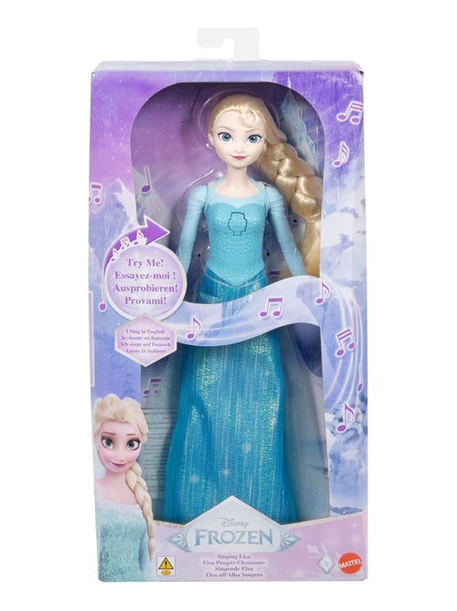 Poupée chantante Disney Elsa Frozen - Kiabi