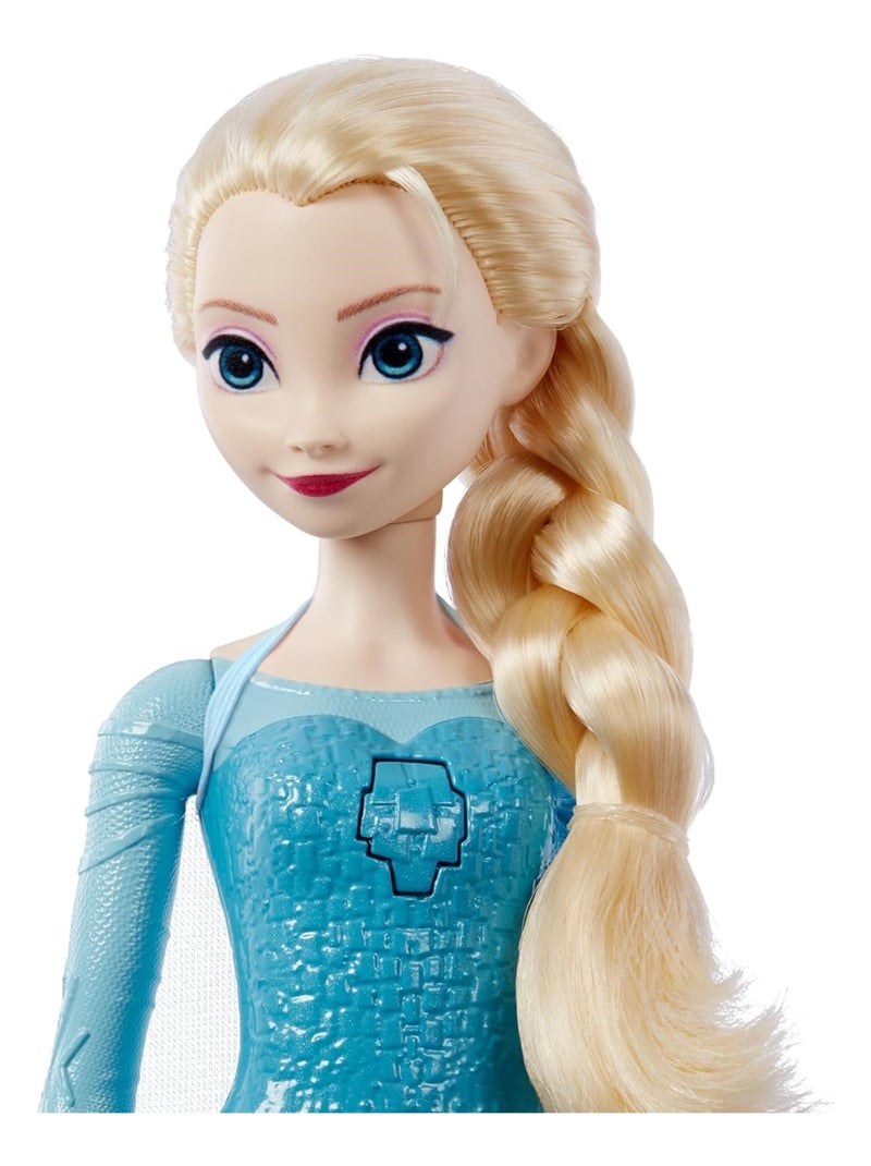 Poupée chantante Disney Elsa Frozen Bleu - Kiabi
