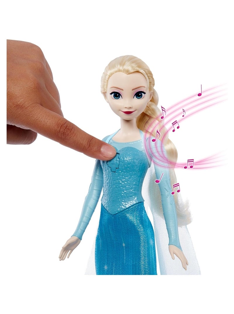 Poupée chantante Disney Elsa Frozen Bleu - Kiabi