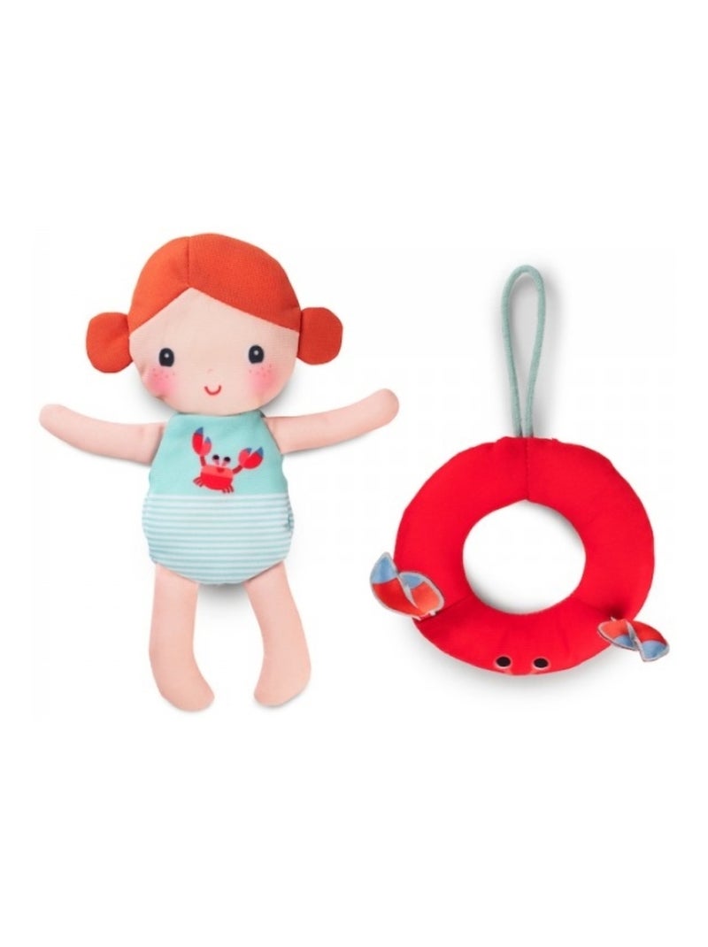 Poupée de bain Axelle Rouge - Kiabi
