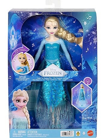 Poupée disney la reine des neiges elsa ice power - (multilingue)