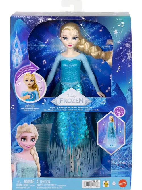 Poupée disney la reine des neiges elsa ice power - (multilingue) - Kiabi