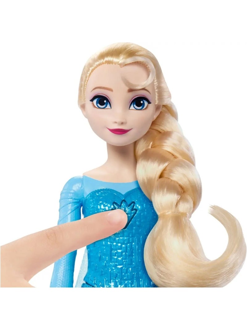 Poupée disney la reine des neiges elsa ice power - (multilingue) Bleu - Kiabi