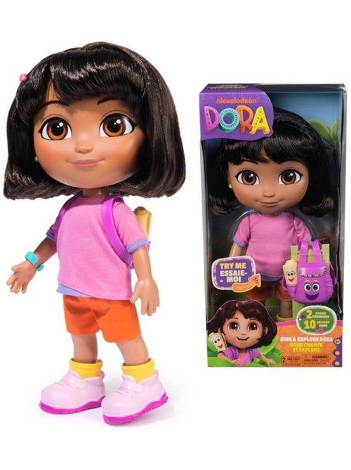 Poupée dora - chante et explore - dès 3 ans - dora l'exploratrice - Kiabi
