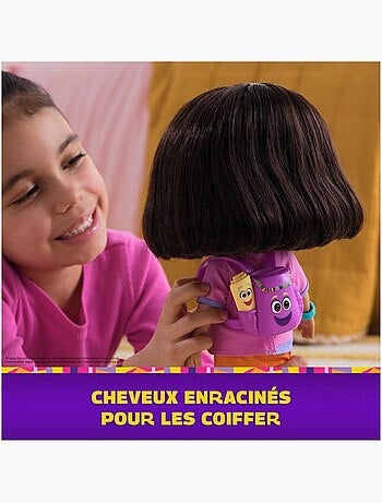 Poupée dora chante et explore - 2 chansons et 10 sons - spin master - a partir de 3 ans