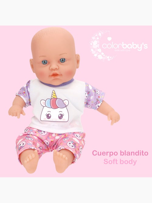 Poupée douce 32 cm colorbaby - Kiabi