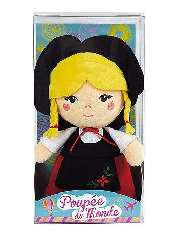 Poupée du monde alsacienne peluche et 20cm