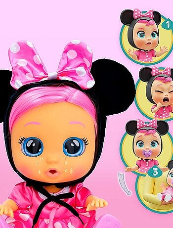 Poupée Interactive Dressy Minnie - Cry Babies