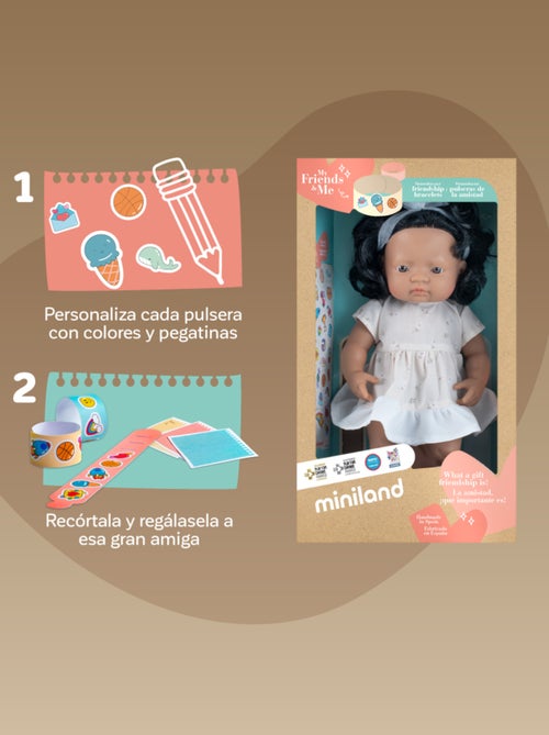 Poupée Latino-américaine 38cm My Friends & Me Miniland - Kiabi