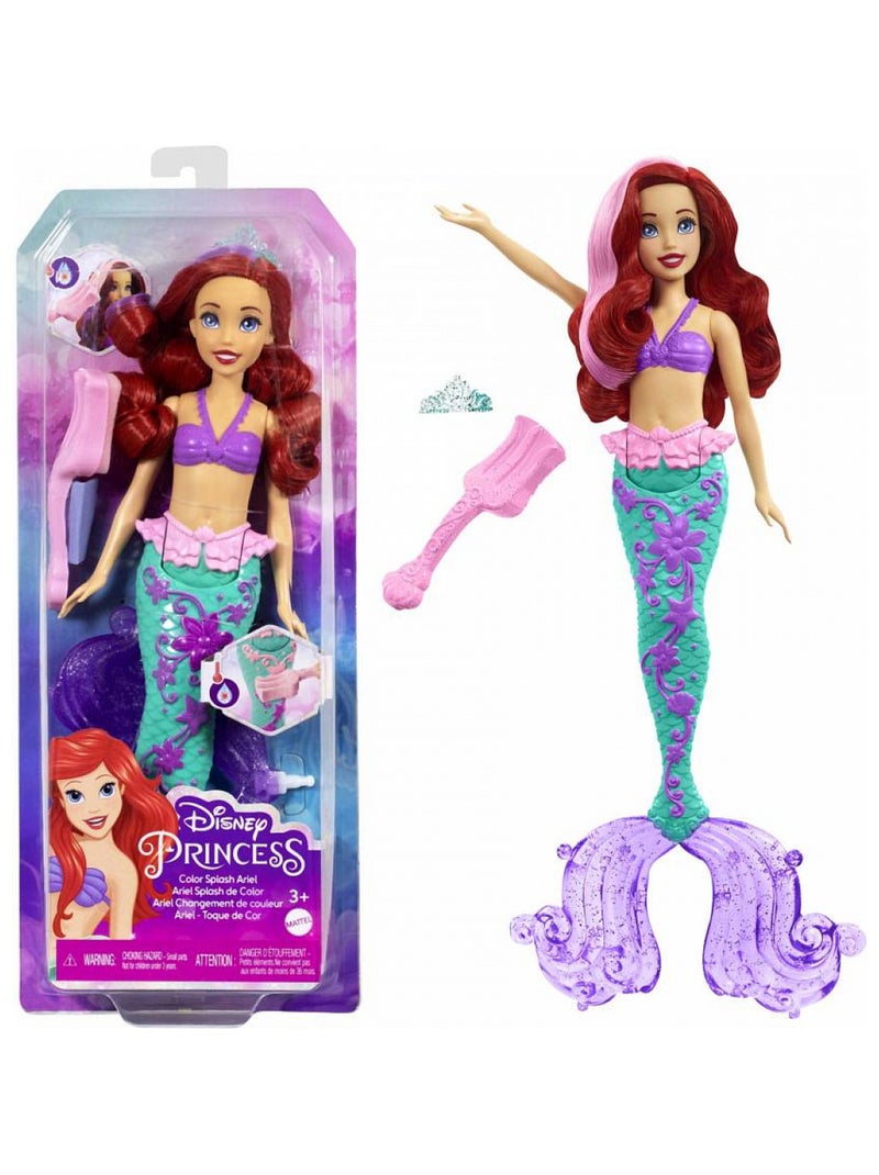 poupee manequin Ariel sirene cheveux magique Rose - Kiabi