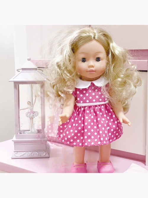 Poupée Molly marche - 33cm - Kiabi